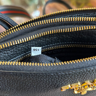 PRADA Vitello Phenix Double Zip Crossbody
