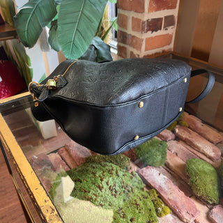 LOUIS VUITTON Spontini Black Empreinte Leather Hobo