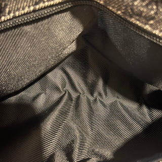 GUCCI Black Denim GG Monogram Belt Bag