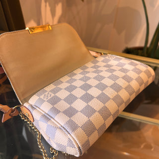 LOUIS VUITTON Damier Azur Favorite PM