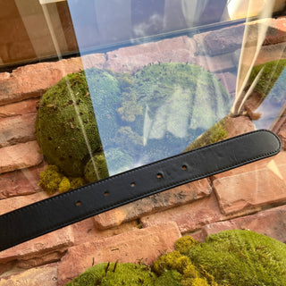 GUCCI Supreme Belt Black GG Canvas Reversible Belt 105/42(14US)