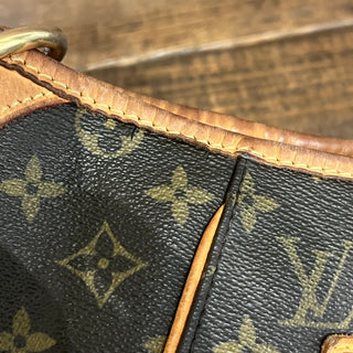 LOUIS VUITTON Galliera PM Brown Monogram Canvas Hobo Bag