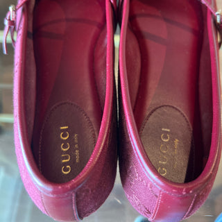 GUCCI Horsebit Ballet Flats SZ 37 1/2