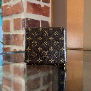 LOUIS VUITTON Small LV Monogram Folding Jewelry Case SM0074 3