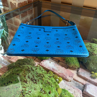 MCM Blue Pochette