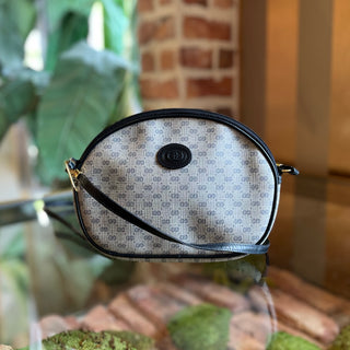 GUCCI Vintage Mini GG Supreme Blue Crossbody Bag