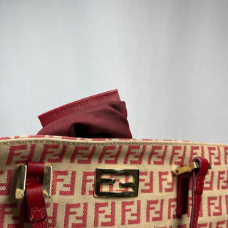 FENDI Zucchino Red Mini Tote