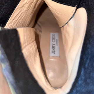 JIMMY CHOO Cruz 65 leather combat boot SZ 40