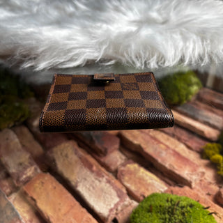 LOUIS VUITTON Vintage Damier Ebene French Bifold Wallet