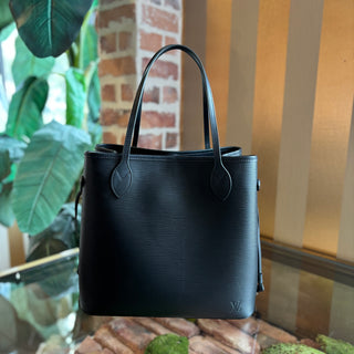 LOUIS VUITTON Neverfull MM Black Epi Leather Tote Bag