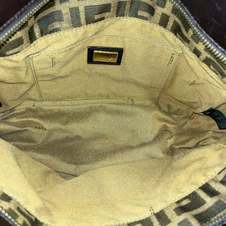 FENDI Tobacco Zucca Canvas Chef Tote