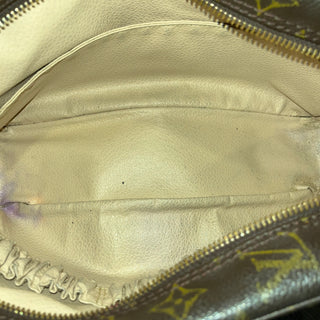 LOUIS VUITTON Trousse Vintage Brown Monogram Canvas Pochette
