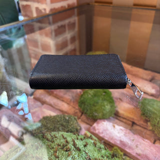 LOUIS VUITTON Black Taiga Wallet