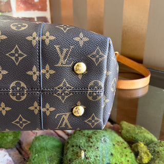 LOUIS VUITTON Melie Brown Monogram Hobo Canvas