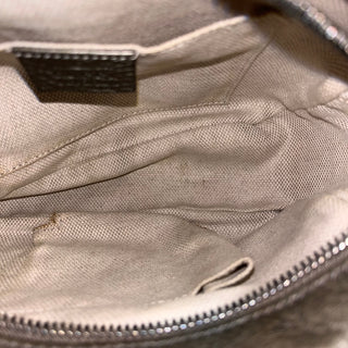 GUCCI Soho Disco Small Pewter Pebbled Leather Shoulder Bag