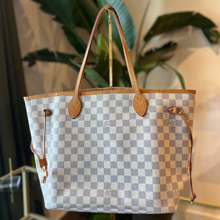 LOUIS VUITTON Damier Azur Neverfull MM
