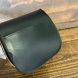 DIOR Bobby Frame Black Calfskin Leather Shoulder Bag