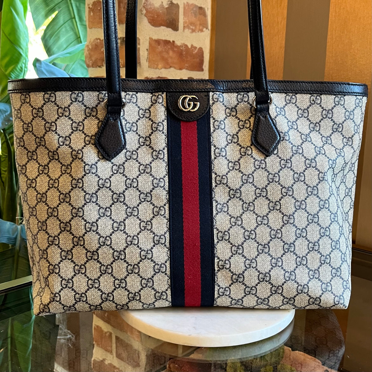 GUCCI Blue Ophidia Tote