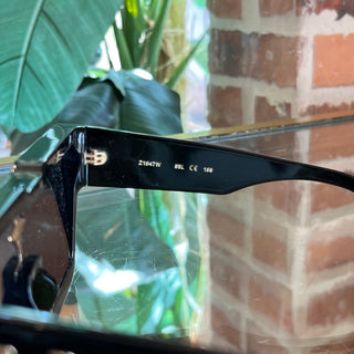LOUIS VUITTON Z1547W 93L Cyclone Black Acetate Oversized Square Sunglasses