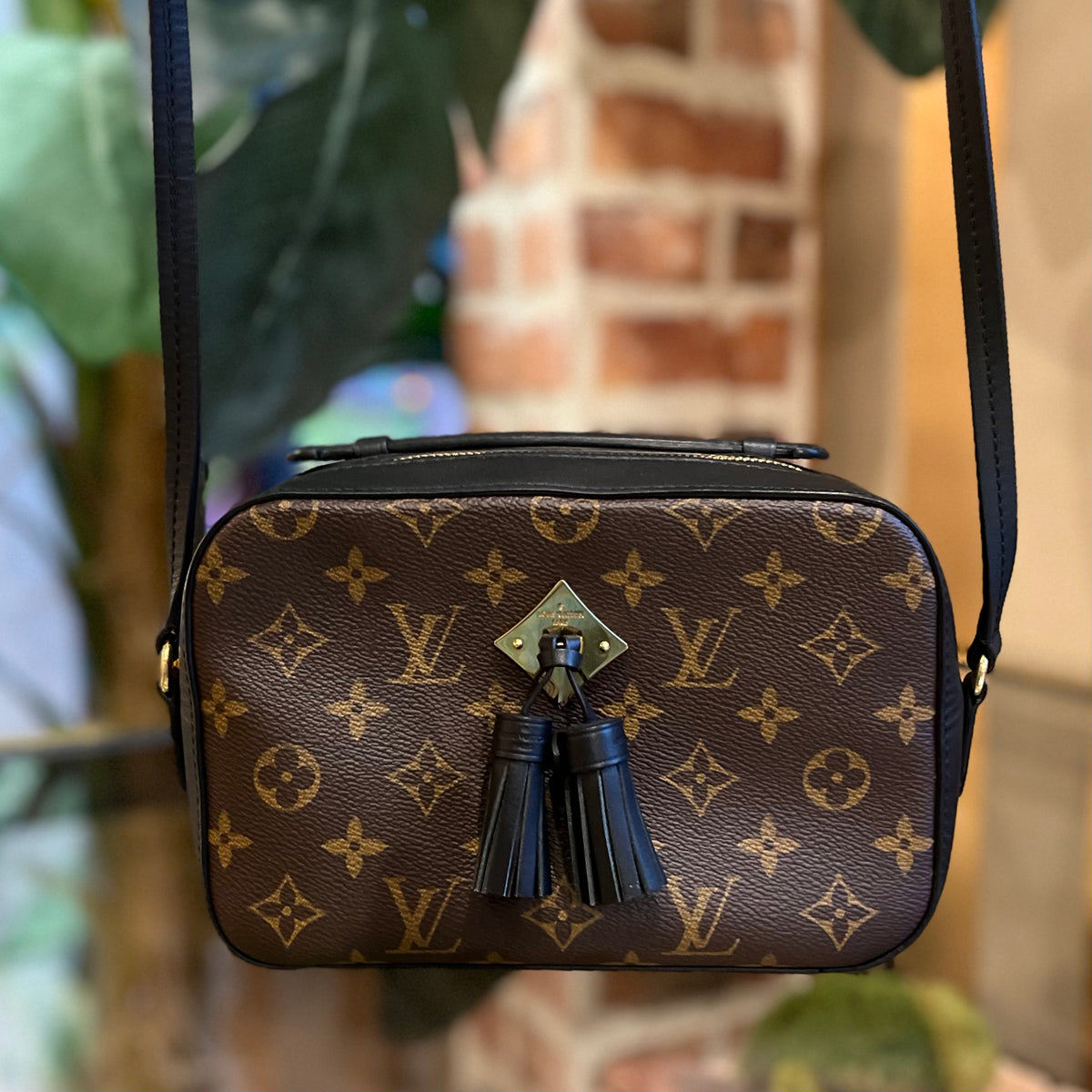 Louis Vuitton Saintonge Handbag Canvas