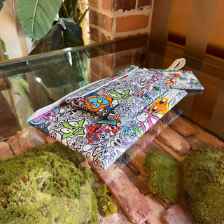 LOUIS VUITTON Comics Trio Multicolor Monogram Envelope Pouch