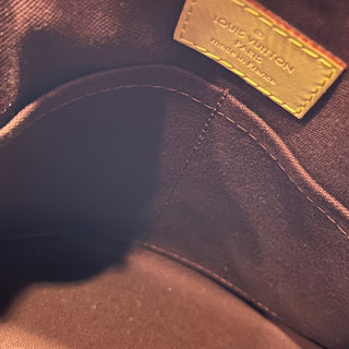 LOUIS VUITTON Rivoli PM Brown Monogram Canvas Top Handle Bag