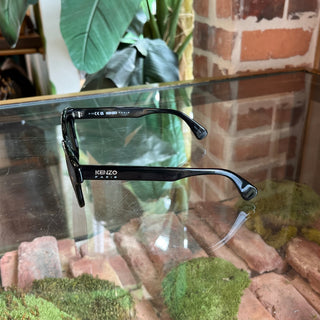KENZO KZ40152L Black Acetate Square Sunglasses