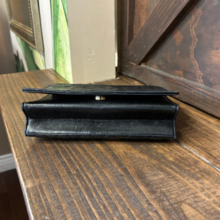 CHANEL Flap Black Quilted Lambskin Vintage Shoulder Bag