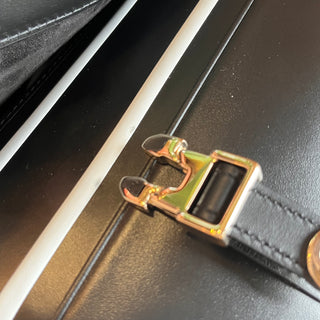 CHRISTIAN DIOR Diorcamp Black Smooth Calfskin Shoulder Bag