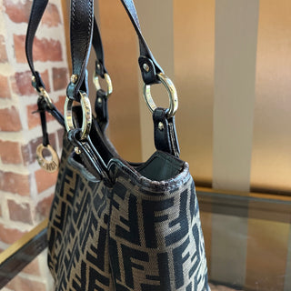 FENDI Tobacco Zucca Canvas Chef Tote