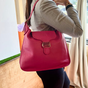 LOEWE Hot Pink Granada Shoulder Bag TS3031