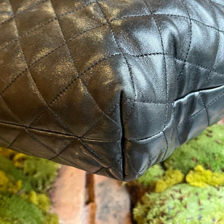SAINT LAURENT Icare Maxi Quilted Lambskin Shopping Tote