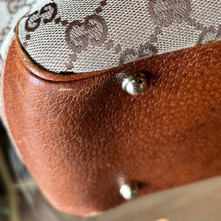 GUCCI GG Canvas Top Handle Bag
