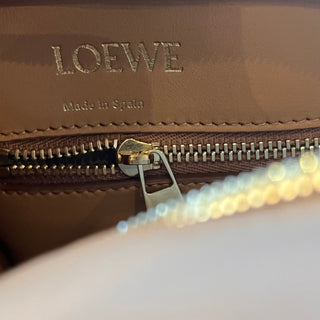 LOEWE Amazona 28 Beige Nappa Calfskin Satchel