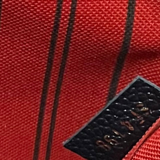 LOUIS VUITTON Montaigne MM Marine Rouge Monogram Empreinte Tote Bag