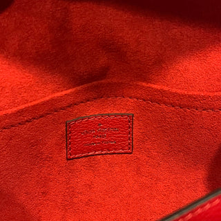 LOUIS VUITTON MyLockMe Chain BB Red Leather Crossbody bag