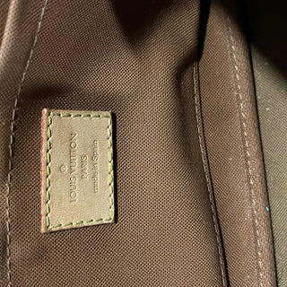 LOUIS VUITTON Khaki Brown Multi Pochette Accessories Monogram Coated Canvas Crossbody Bag