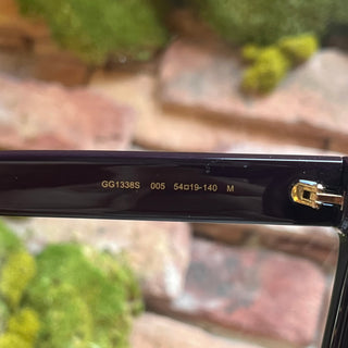 GUCCI GG1338S Burgundy Acetate Square Sunglasses