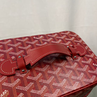 GOYARD Goyardine Muse Red Vanity Case