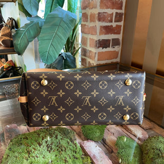 LOUIS VUITTON Carryall PM Brown Monogram Canvas Shoulder Bag
