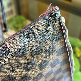 LOUIS VUITTON Neverfull MM Damier Ebene Canvas Tote Bag