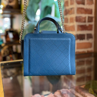 CHANEL Small Label Click Shopper Grained Calfskin Stitched Tote