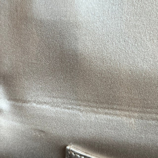 DOLCE & GABBANA Snakeskin Crystal-Embellished Studded DG Logo Chain Bag