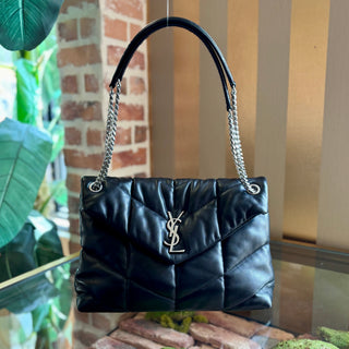 SAINT LAURENT Medium Quilted LouLou Crossbody