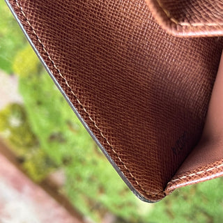 LOUIS VUITTON Portefeuille Celeste Trifold Brown Monogram Canvas Wallet