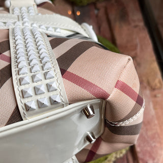 BURBERRY Rachel Small Studded Super Nova Tote Bag