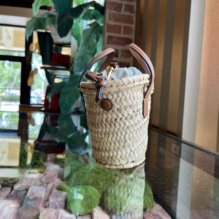 TORY BURCH Raffia Bucket Tote