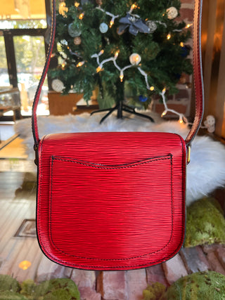 LOUIS VUITTON Red Epi St. Cloud PM VI0971