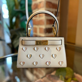 TORY BURCH Lee Radziwell Heart Mini Top Handle