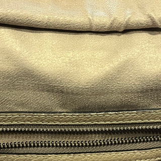 CELINE Luggage Mini Beige Drummed Calfskin Tote Bag